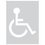 Disabled Parking Stencil