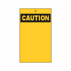 Blank Lockout Tag (Caution)