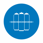Cylinders Must Be Chained Picto